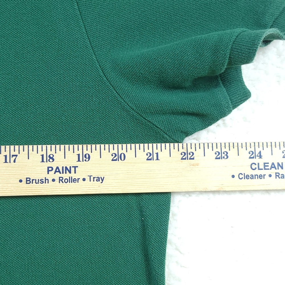 Polo Ralph Lauren Polo Shirt Mens Large Green Custom Slim Fit Short Sleeve - Picture 5 of 9